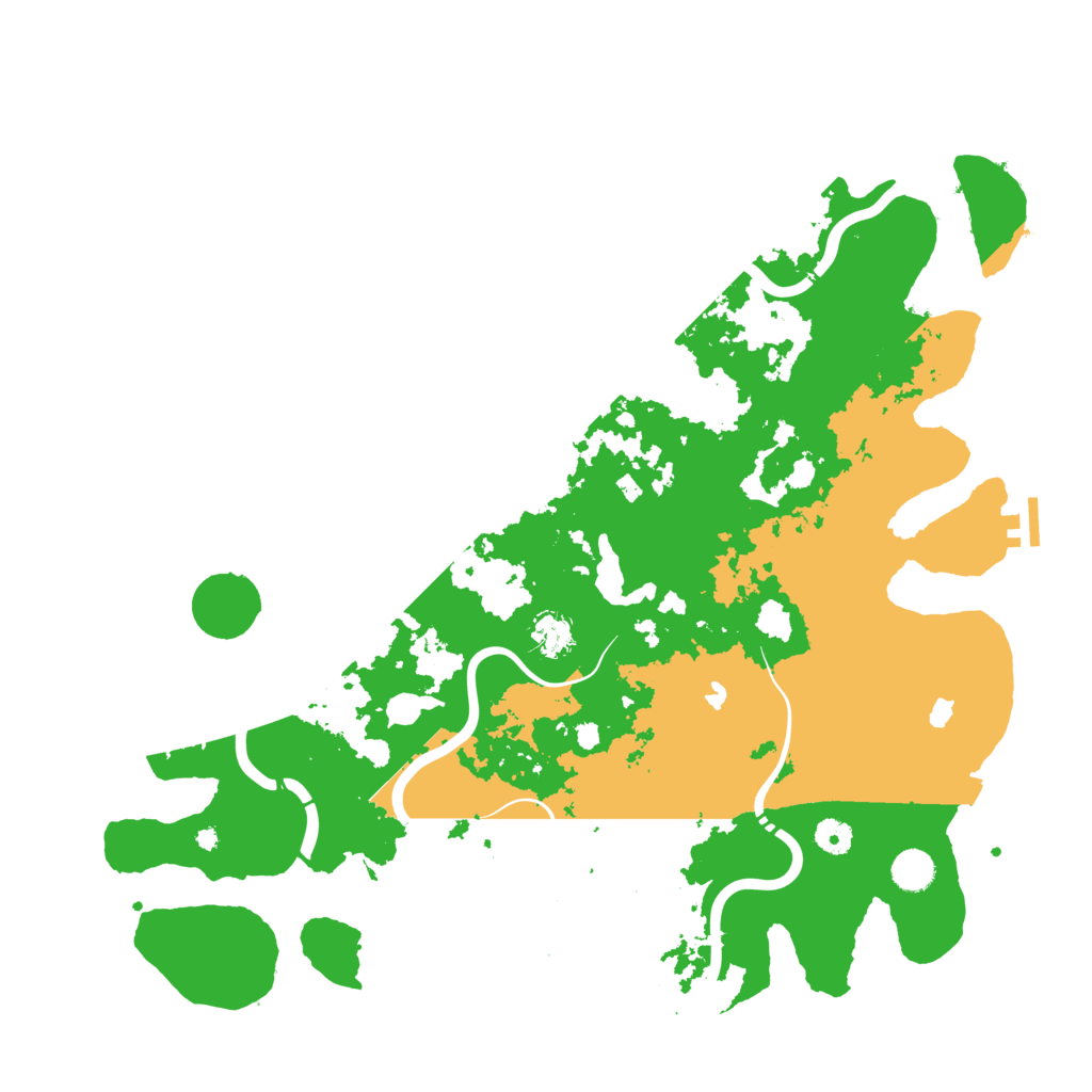 Biome Rust Map: Procedural Map, Size: 4500, Seed: 464112277