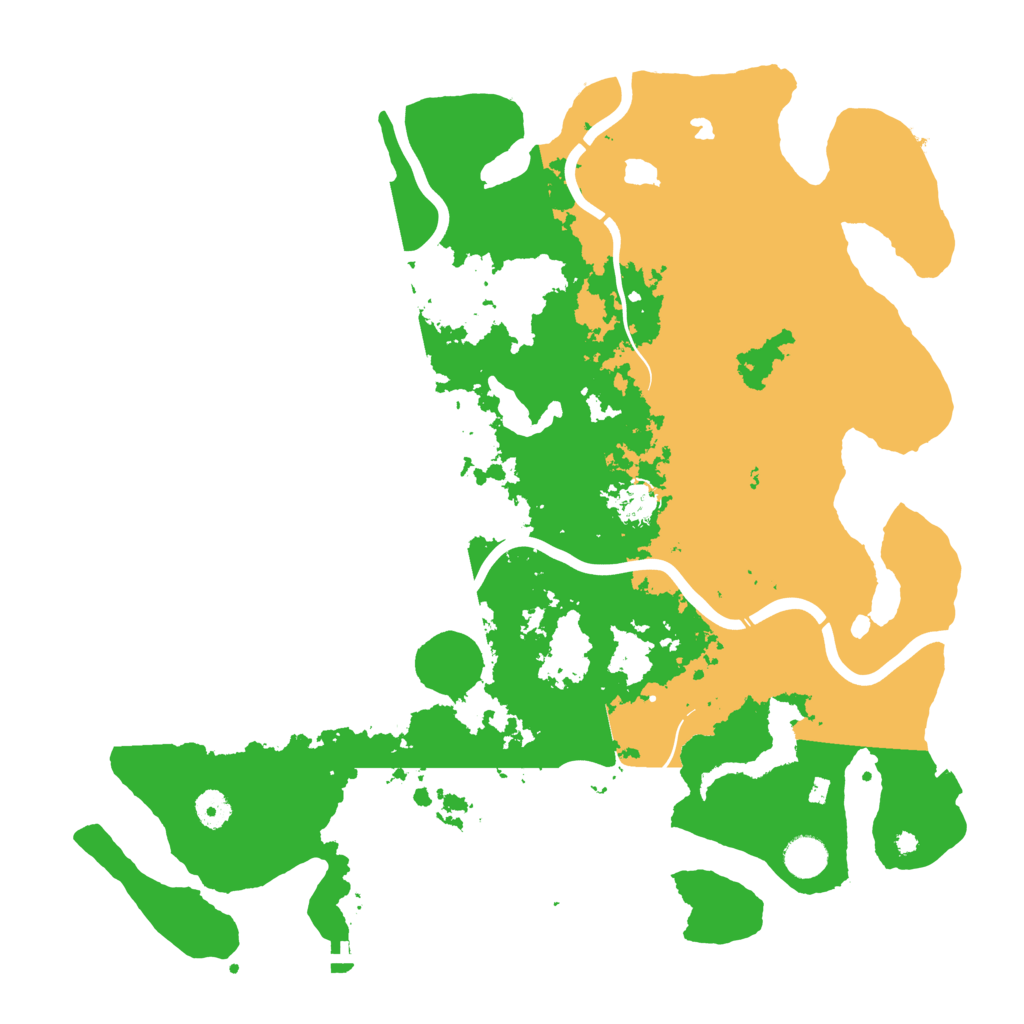 Biome Rust Map: Procedural Map, Size: 4250, Seed: 1337481651