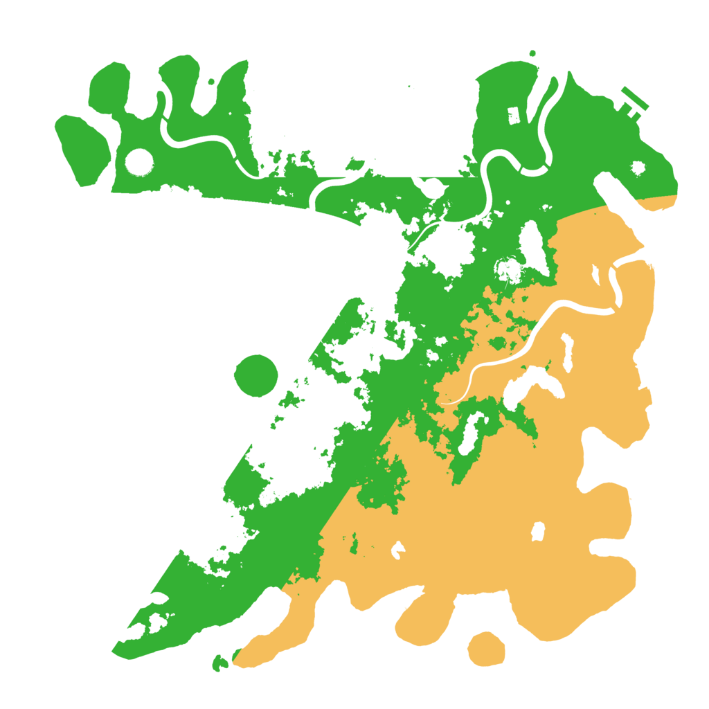 Biome Rust Map: Procedural Map, Size: 4500, Seed: 1025535037