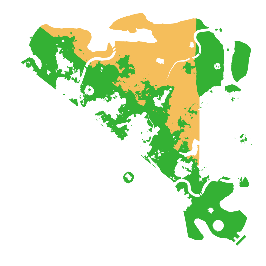 Biome Rust Map: Procedural Map, Size: 4250, Seed: 1791451793
