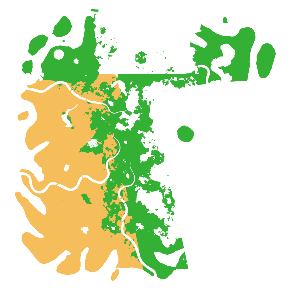 Biome Rust Map: Procedural Map, Size: 5100, Seed: 1224852375
