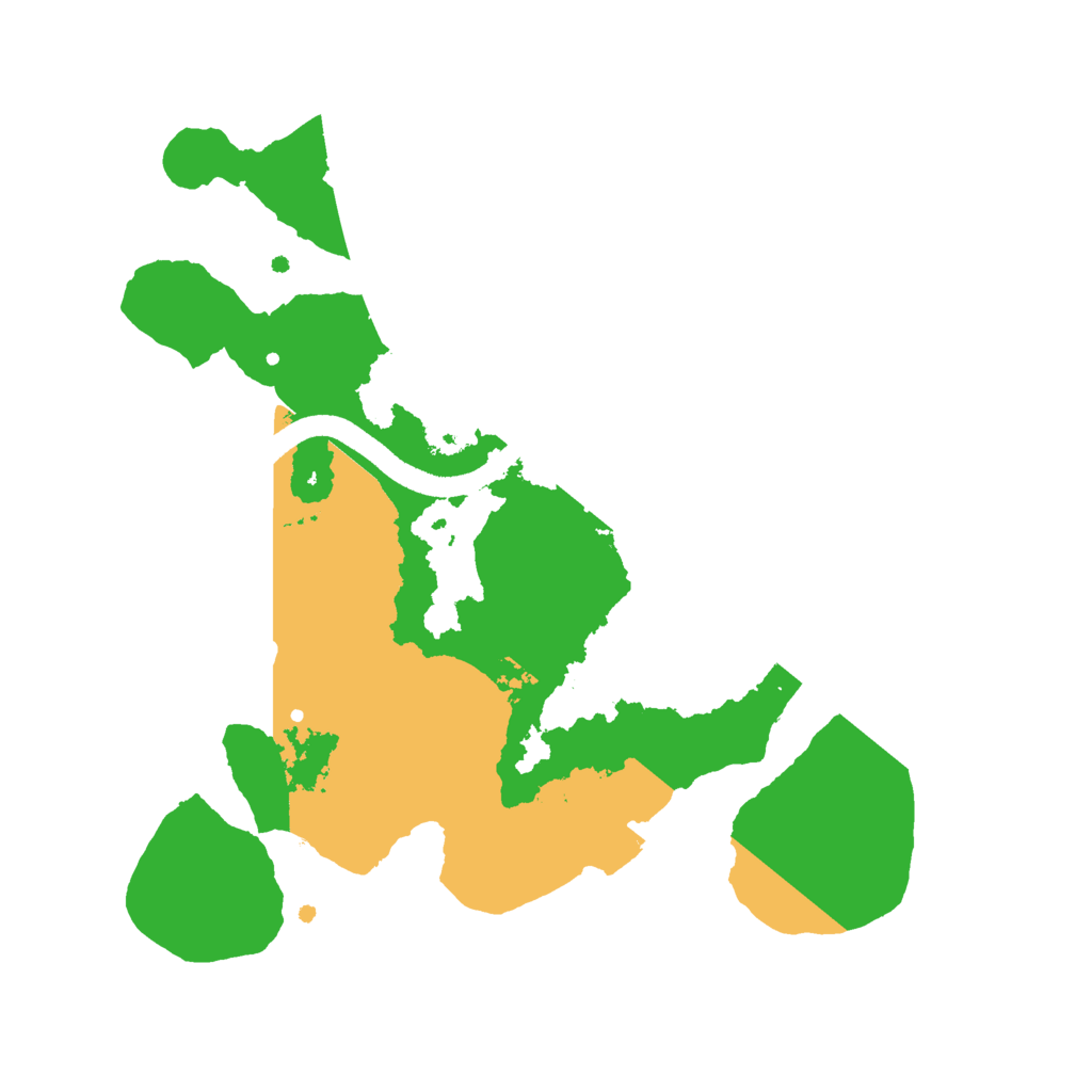 Biome Rust Map: Procedural Map, Size: 2500, Seed: 635667938