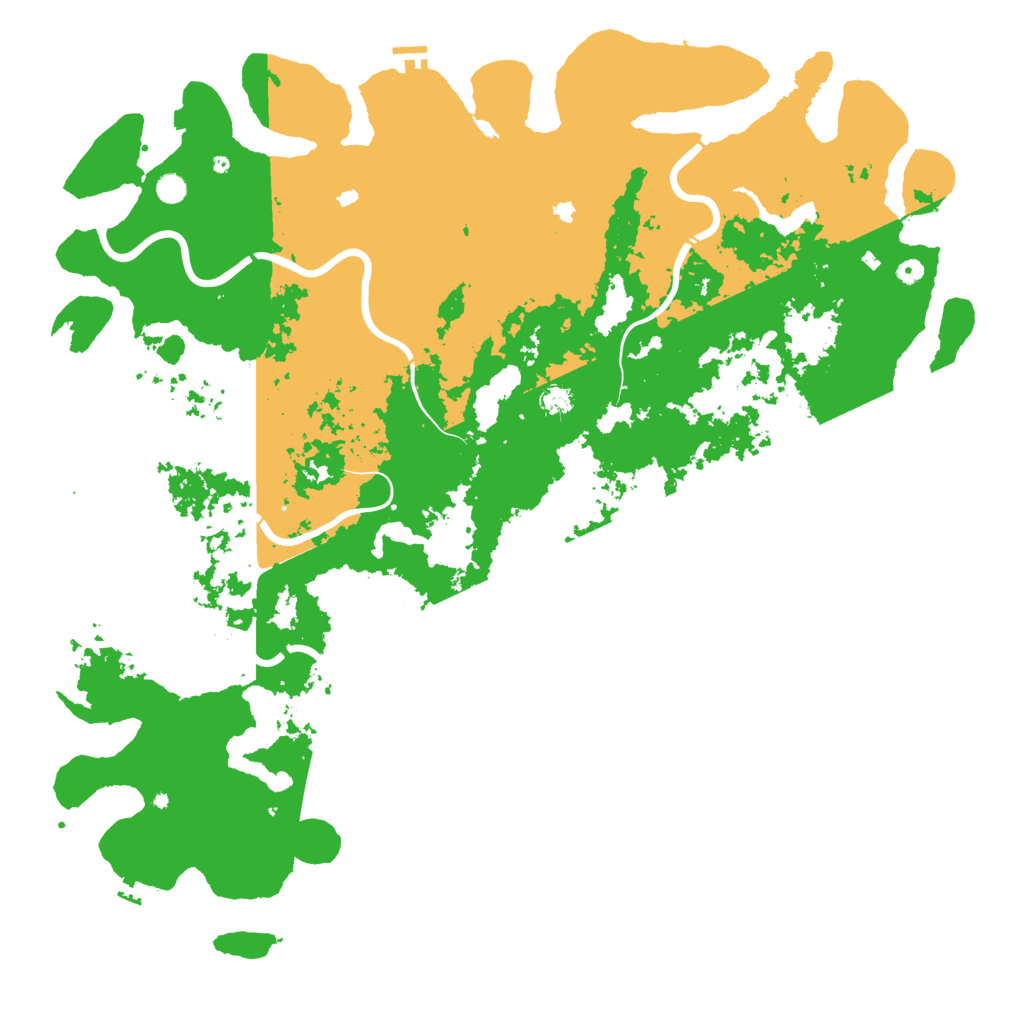 Biome Rust Map: Procedural Map, Size: 6000, Seed: 513397