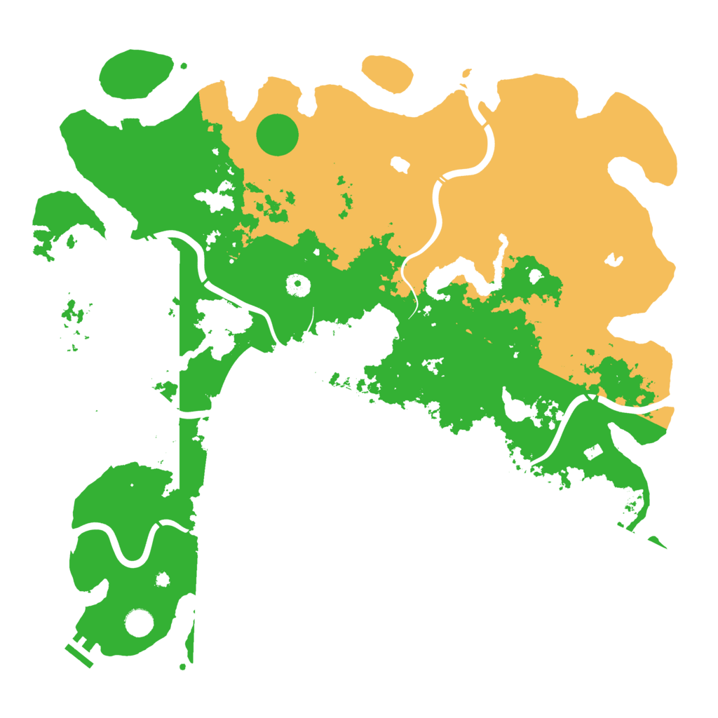 Biome Rust Map: Procedural Map, Size: 4500, Seed: 522929911