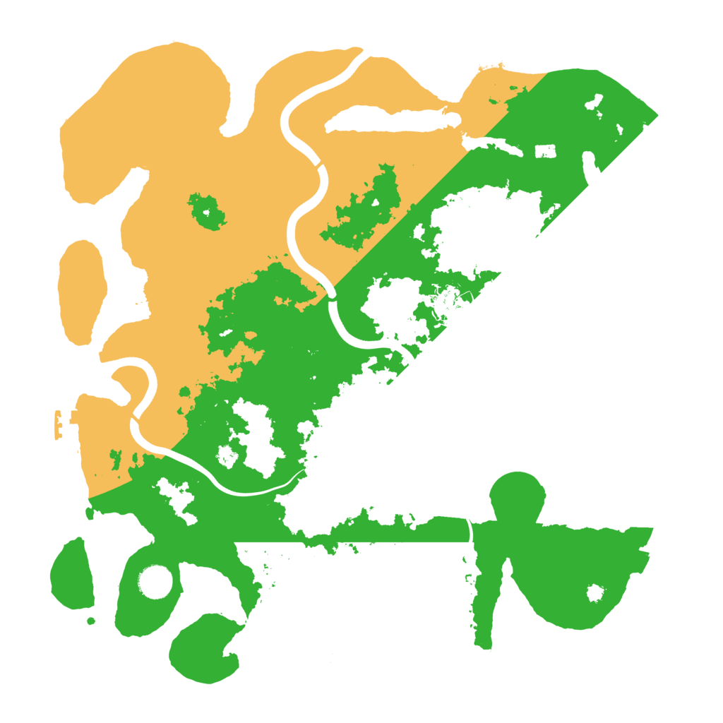 Biome Rust Map: Procedural Map, Size: 3750, Seed: 615160058
