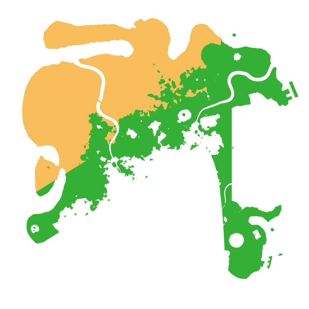 Biome Rust Map: Procedural Map, Size: 3750, Seed: 142550190