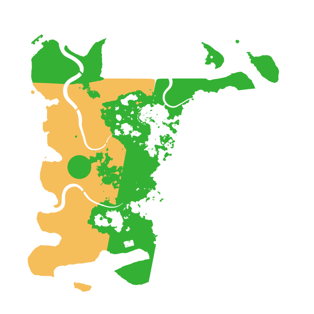 Biome Rust Map: Procedural Map, Size: 3500, Seed: 1887952370
