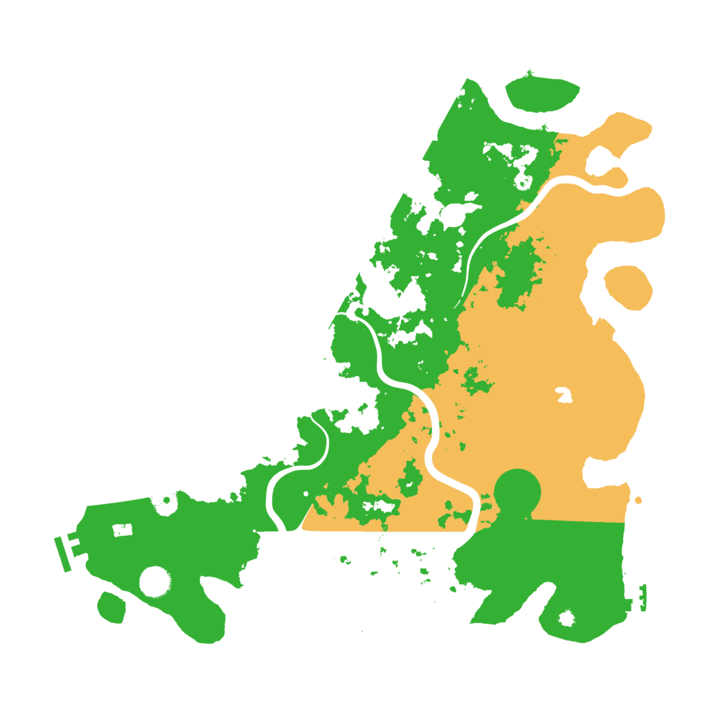Biome Rust Map: Procedural Map, Size: 4000, Seed: 58914