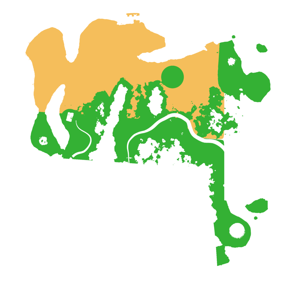 Biome Rust Map: Procedural Map, Size: 3500, Seed: 1488688714