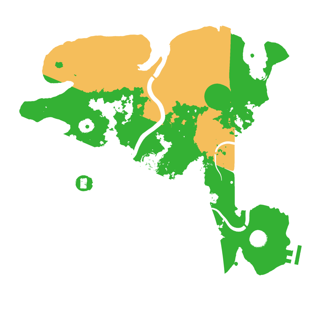 Biome Rust Map: Procedural Map, Size: 3250, Seed: 837110492