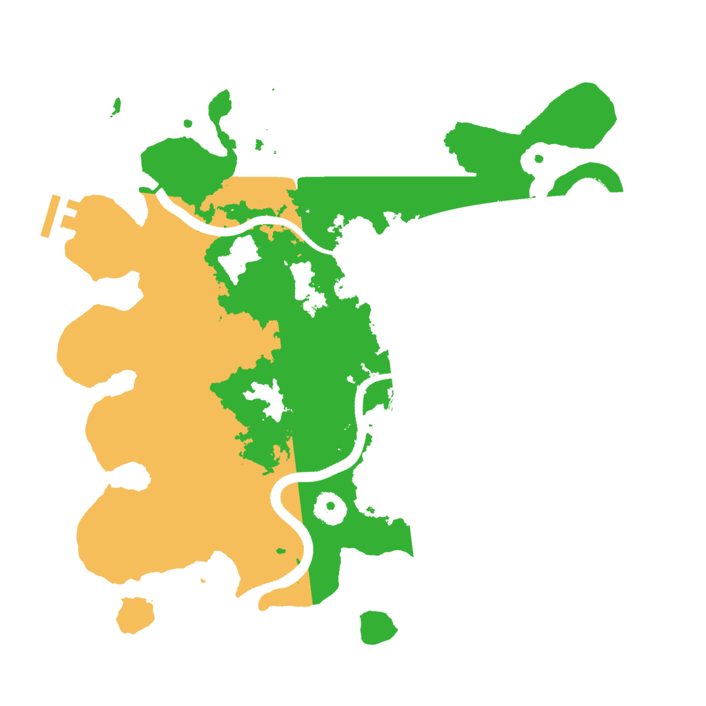Biome Rust Map: Procedural Map, Size: 3300, Seed: 684953494