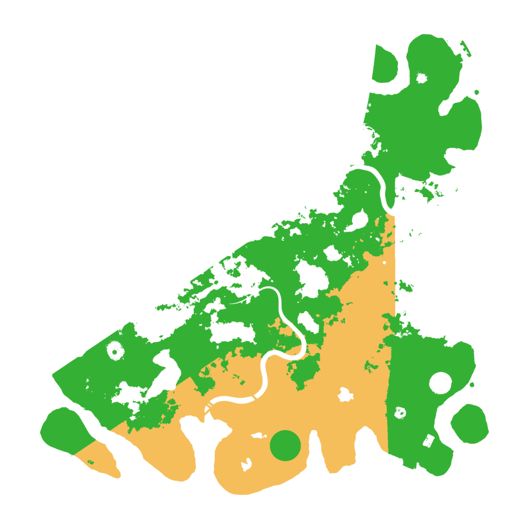 Biome Rust Map: Procedural Map, Size: 4500, Seed: 199921623
