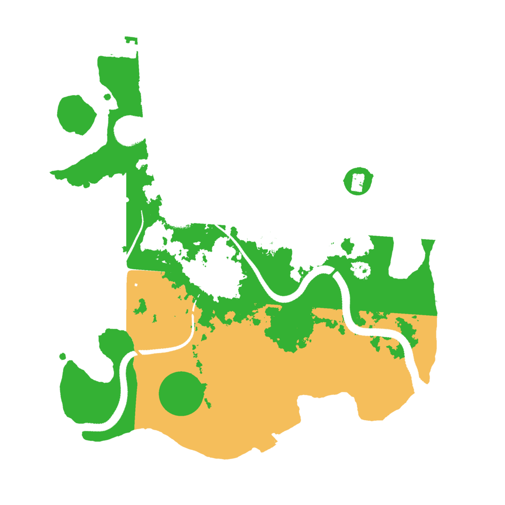 Biome Rust Map: Procedural Map, Size: 3000, Seed: 153020128