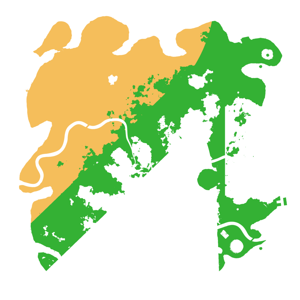 Biome Rust Map: Procedural Map, Size: 4000, Seed: 10035760