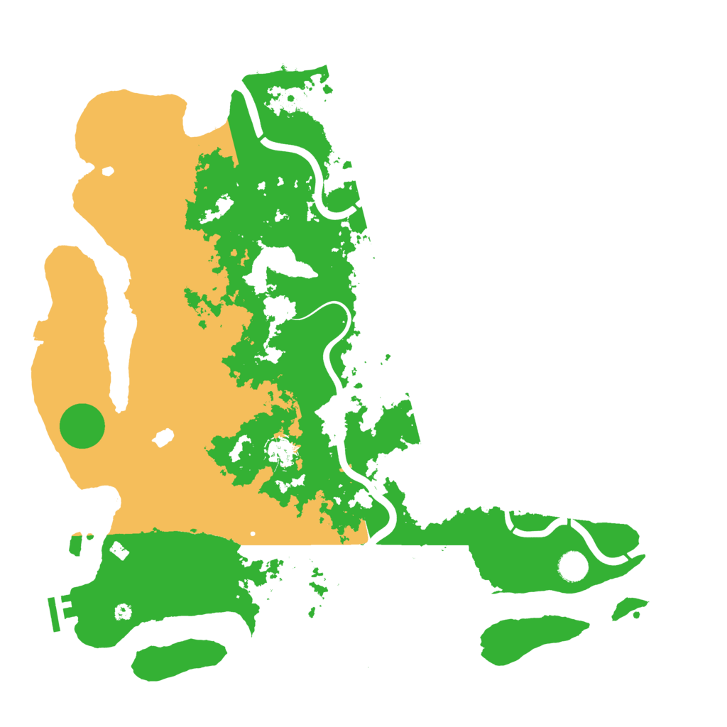 Biome Rust Map: Procedural Map, Size: 4250, Seed: 38154955