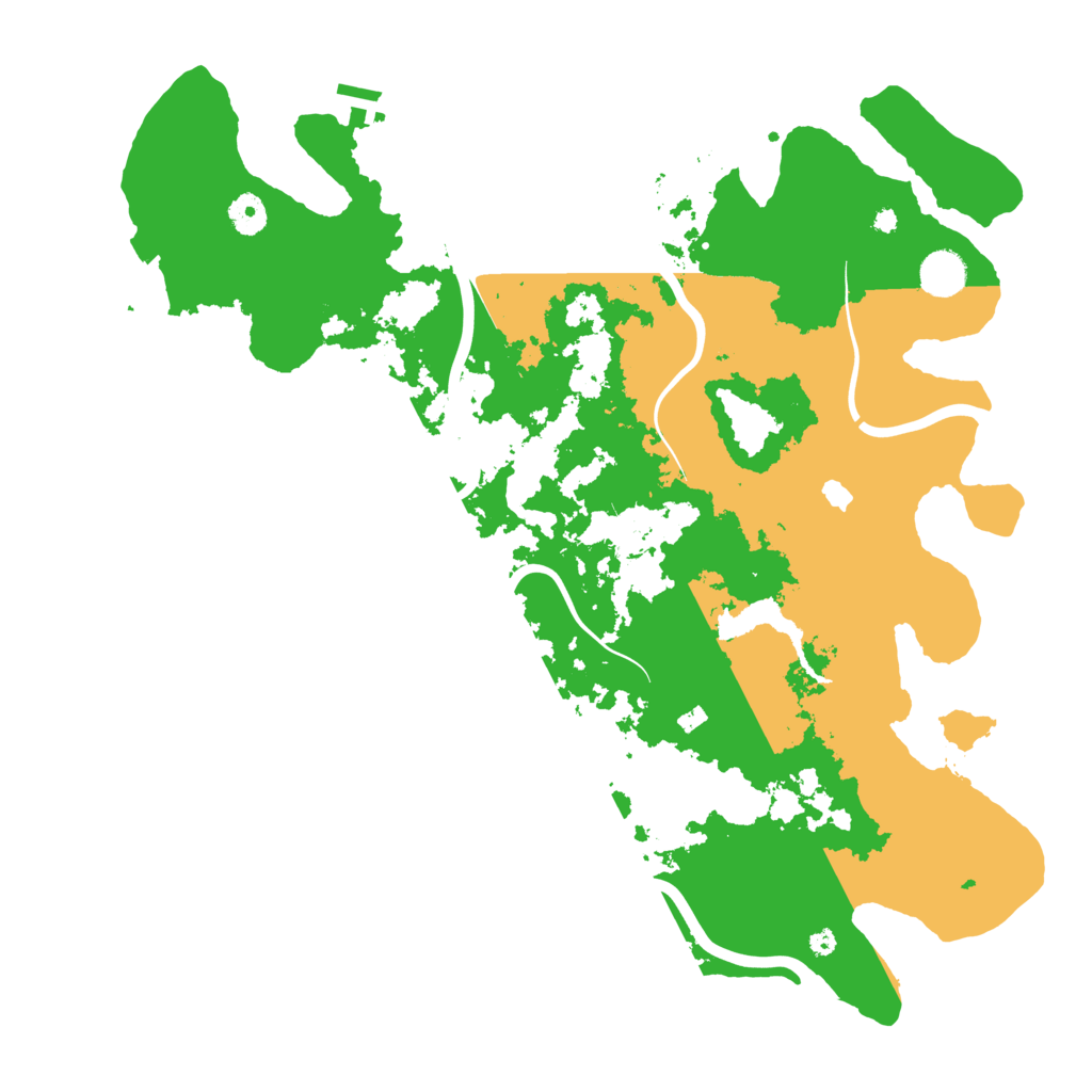 Biome Rust Map: Procedural Map, Size: 4200, Seed: 381901556