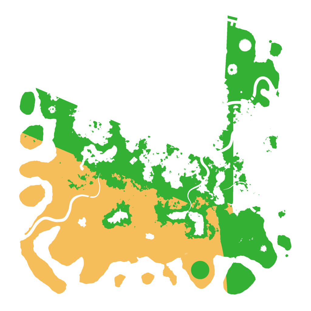 Biome Rust Map: Procedural Map, Size: 4500, Seed: 304866847