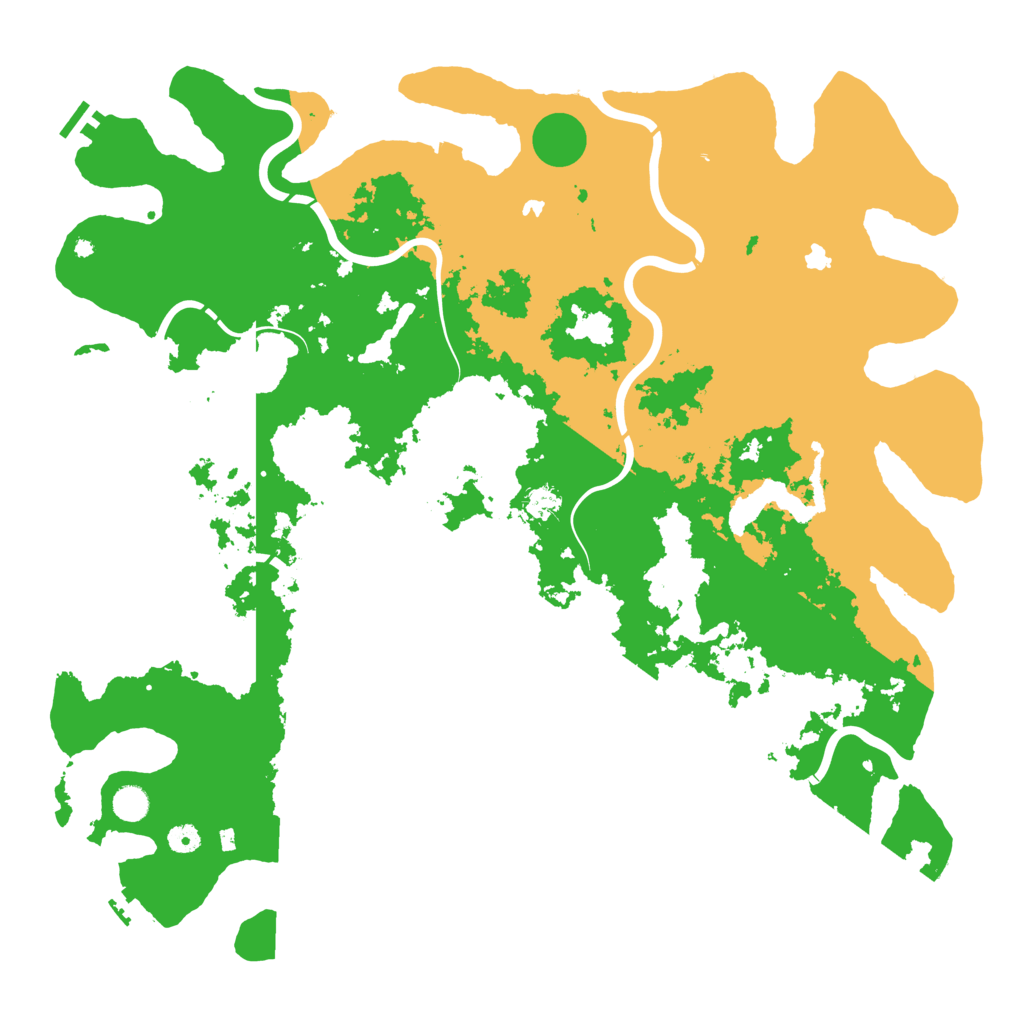 Biome Rust Map: Procedural Map, Size: 5000, Seed: 1287396363