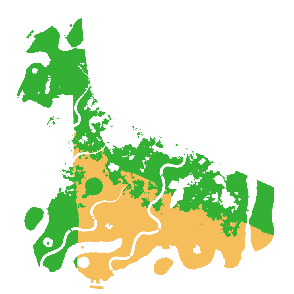 Biome Rust Map: Procedural Map, Size: 4500, Seed: 1099713234