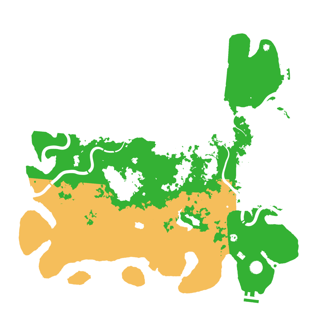 Biome Rust Map: Procedural Map, Size: 4250, Seed: 1135429558
