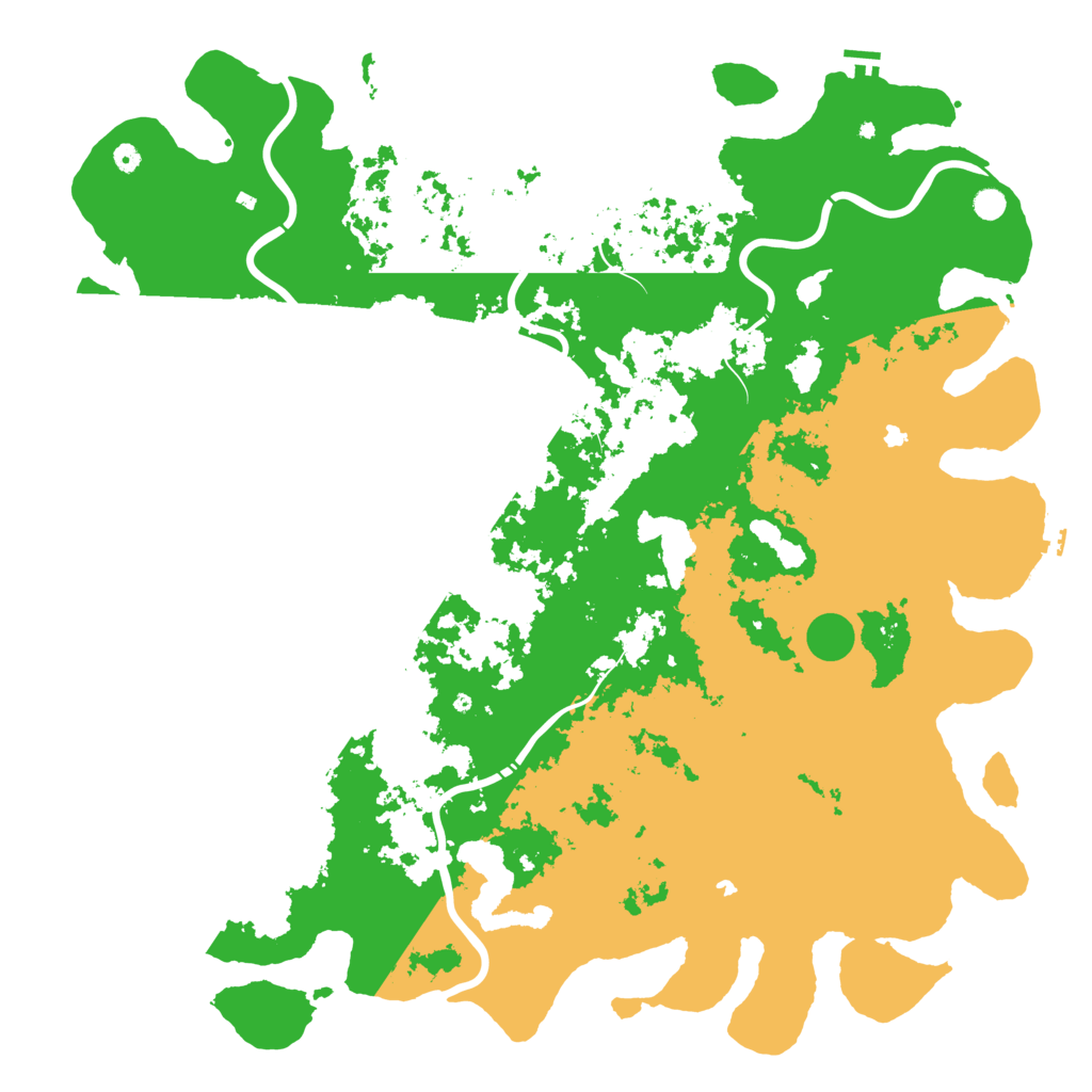 Biome Rust Map: Procedural Map, Size: 6000, Seed: 359359