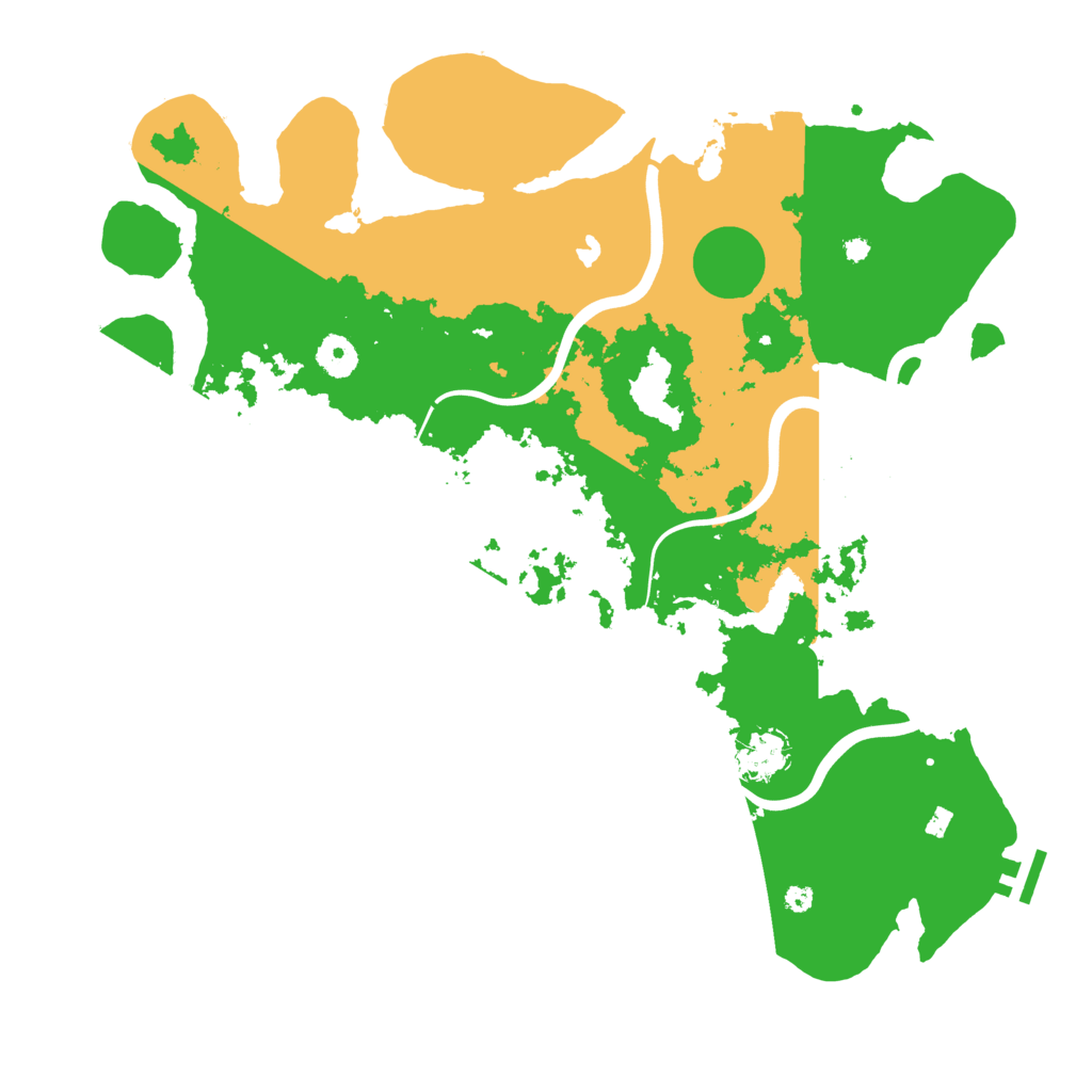 Biome Rust Map: Procedural Map, Size: 4000, Seed: 613617457