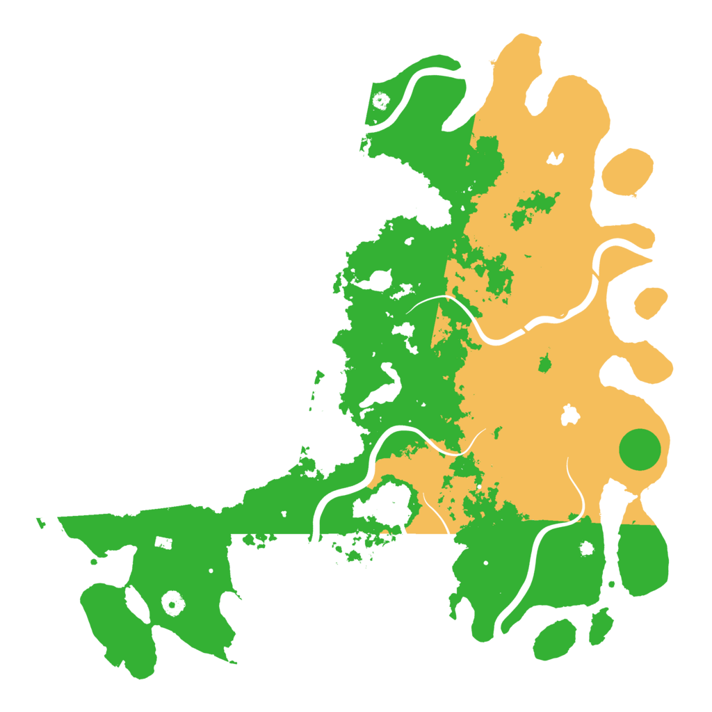Biome Rust Map: Procedural Map, Size: 4500, Seed: 189362850