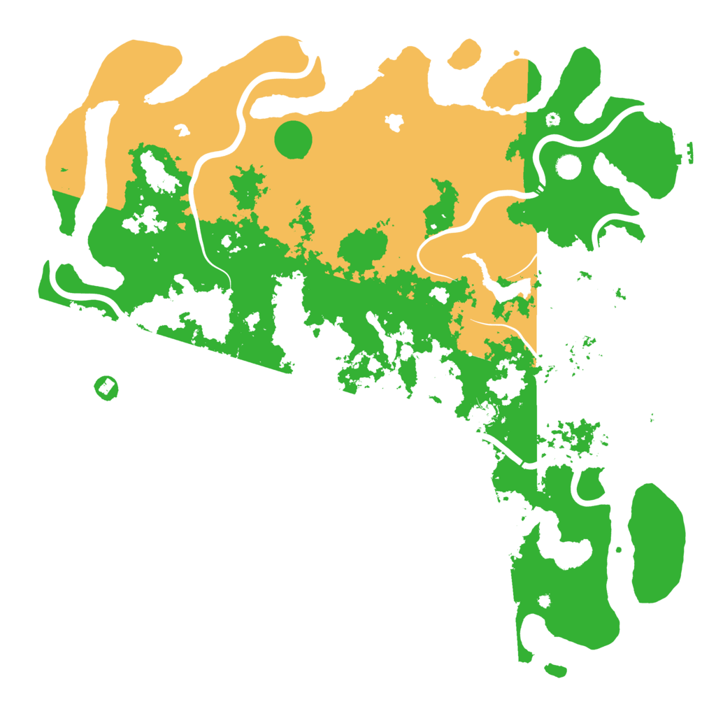 Biome Rust Map: Procedural Map, Size: 5000, Seed: 8101919