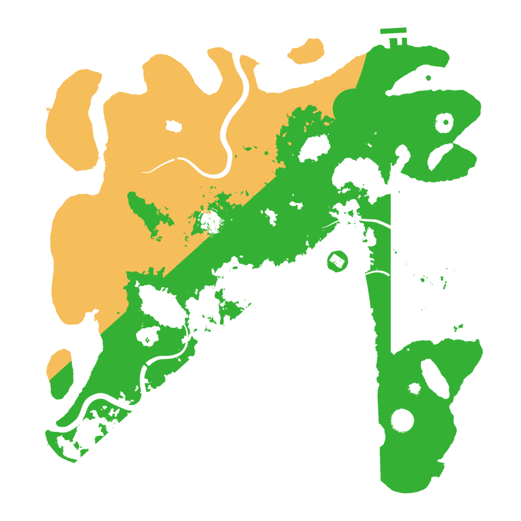 Biome Rust Map: Procedural Map, Size: 4000, Seed: 143958684