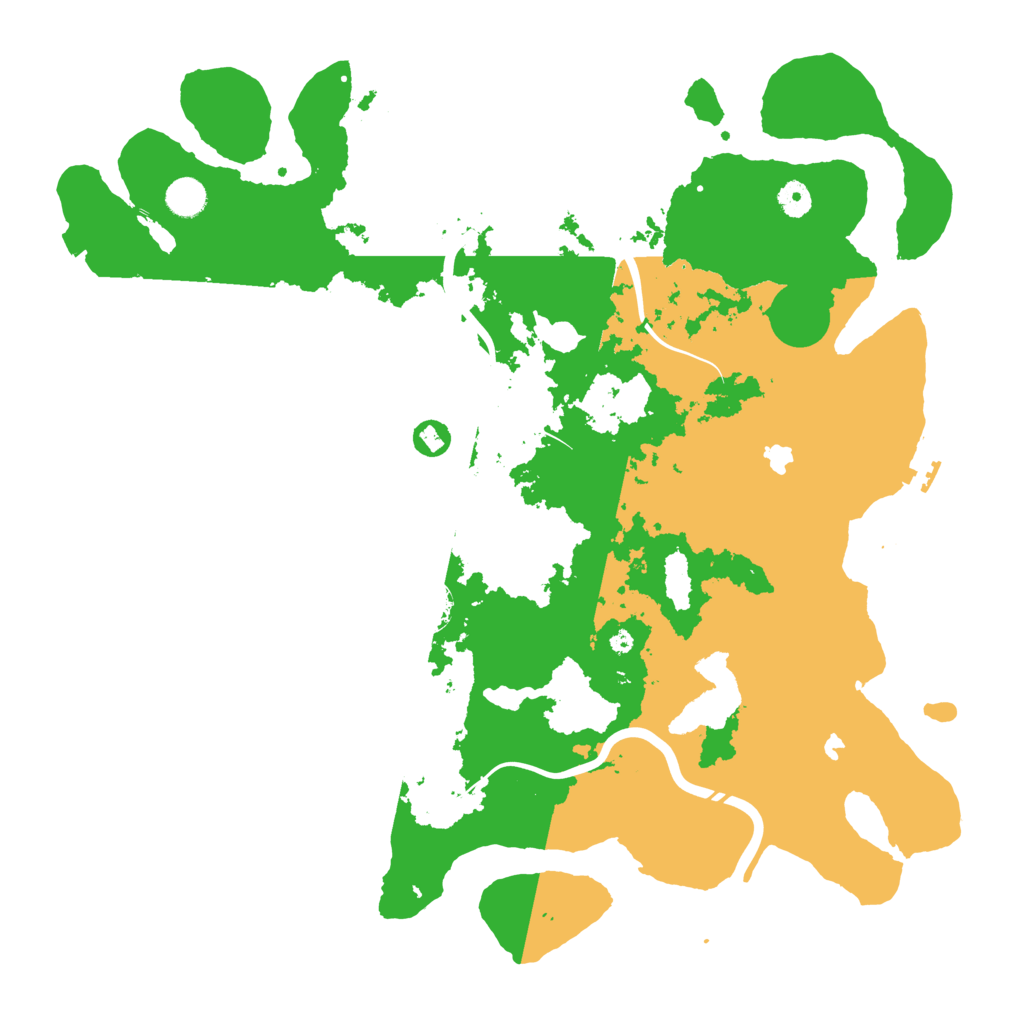 Biome Rust Map: Procedural Map, Size: 4500, Seed: 911043281