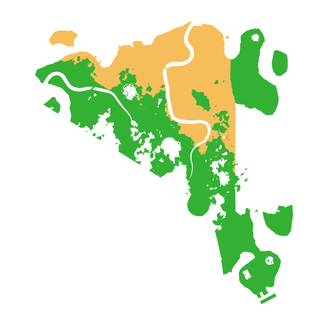 Biome Rust Map: Procedural Map, Size: 3750, Seed: 1749009685