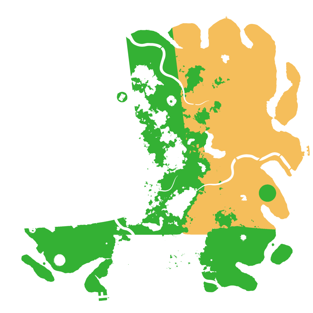 Biome Rust Map: Procedural Map, Size: 4800, Seed: 1553227628