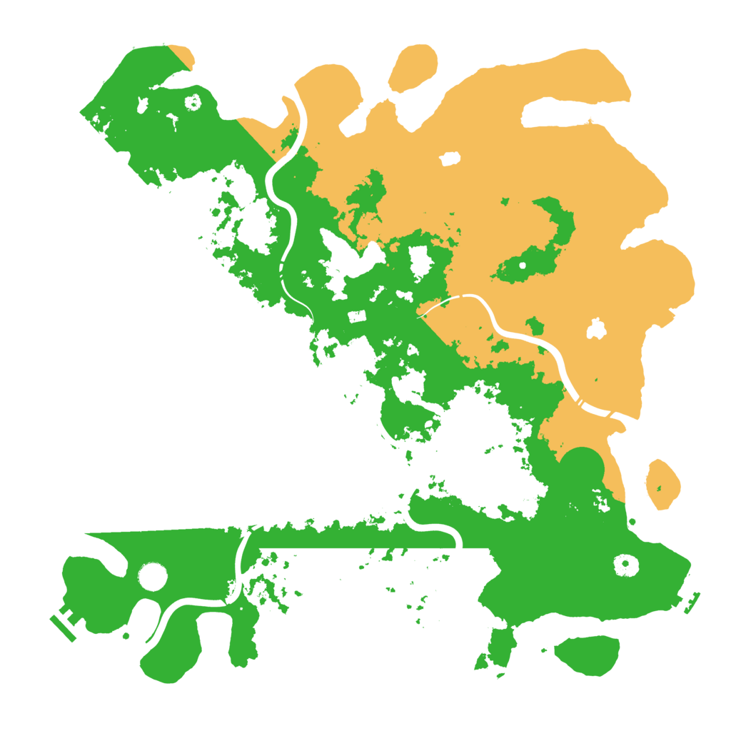 Biome Rust Map: Procedural Map, Size: 4500, Seed: 1761122244