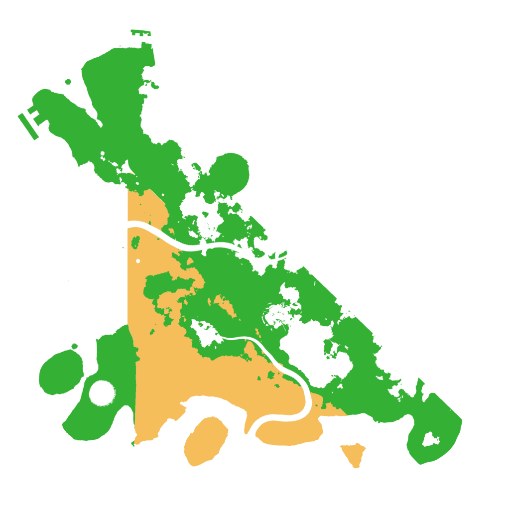 Biome Rust Map: Procedural Map, Size: 3500, Seed: 618363763