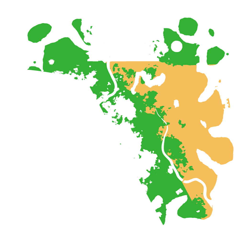Biome Rust Map: Procedural Map, Size: 4000, Seed: 1222151165