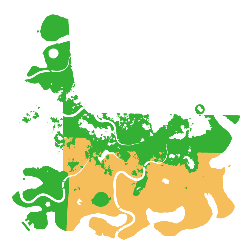 Biome Rust Map: Procedural Map, Size: 4500, Seed: 1184805395
