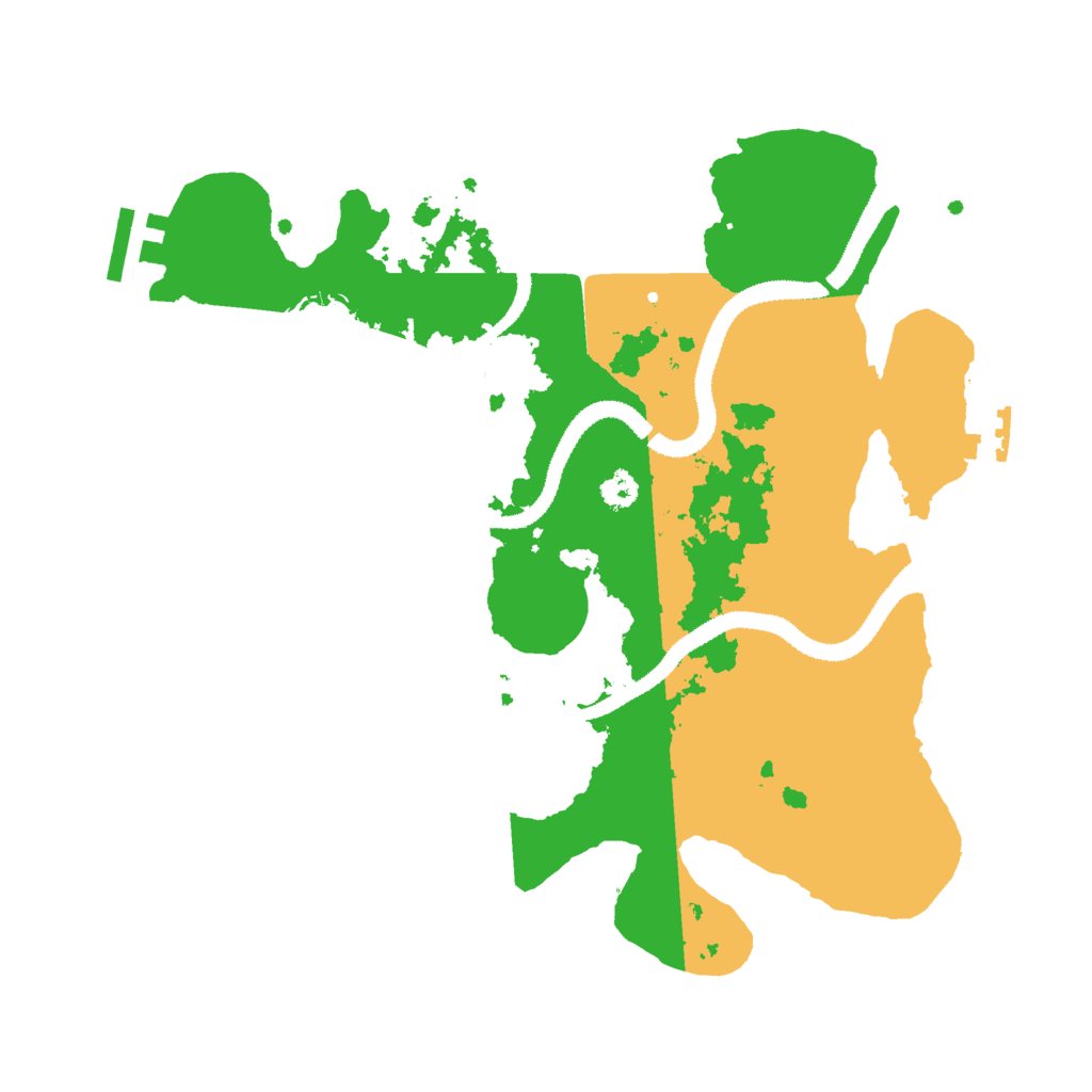 Biome Rust Map: Procedural Map, Size: 3000, Seed: 944722674
