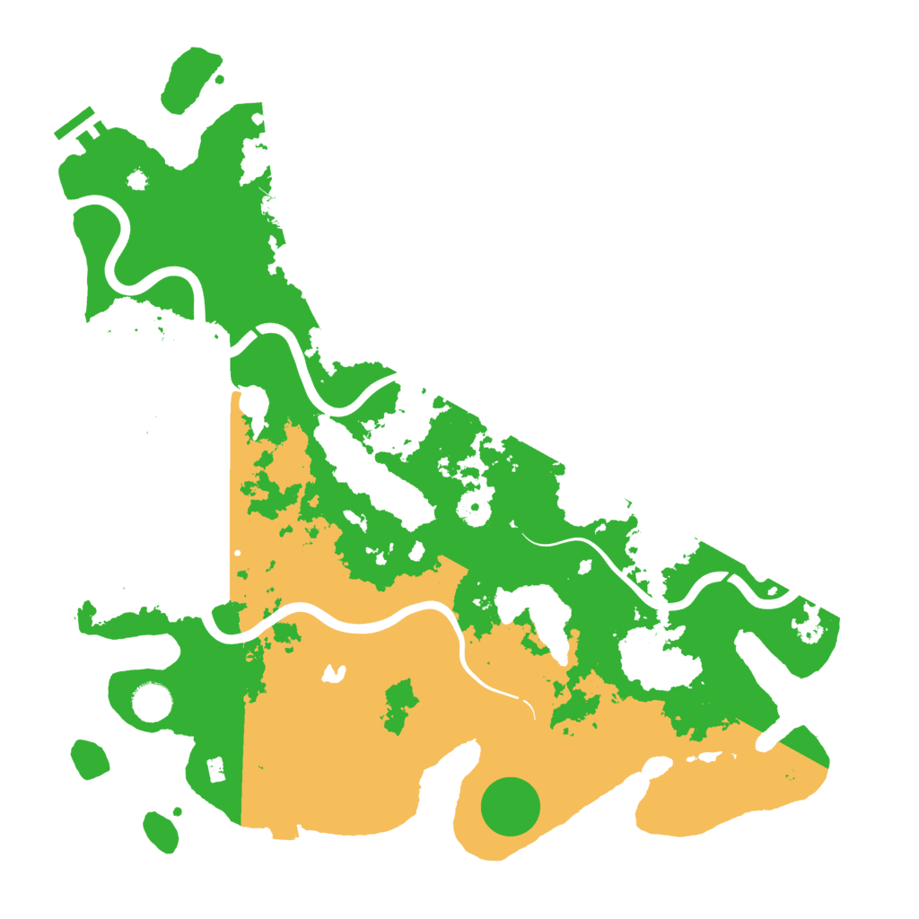 Biome Rust Map: Procedural Map, Size: 4096, Seed: 1817465095