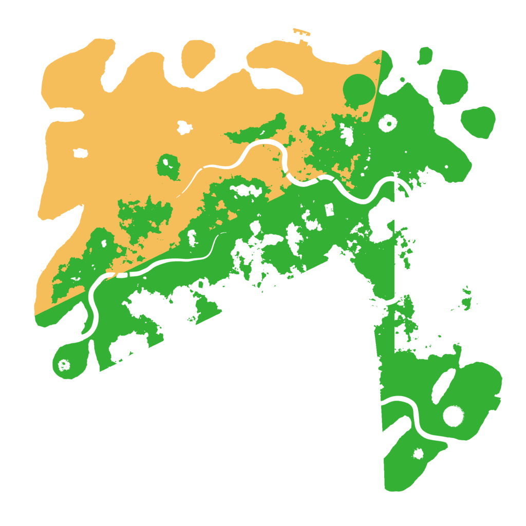 Biome Rust Map: Procedural Map, Size: 4500, Seed: 498109982