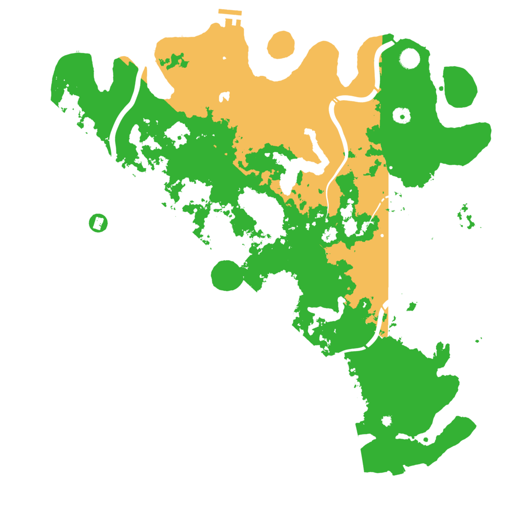 Biome Rust Map: Procedural Map, Size: 4500, Seed: 735528191
