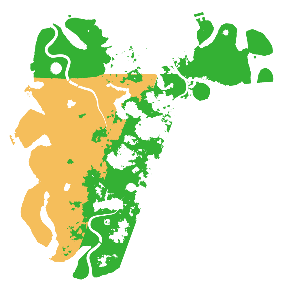 Biome Rust Map: Procedural Map, Size: 4500, Seed: 703901141