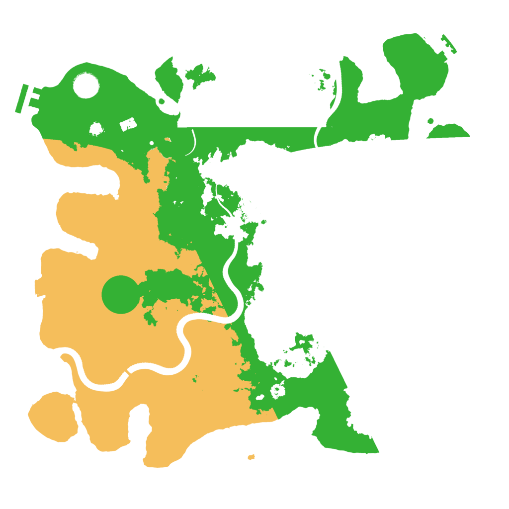 Biome Rust Map: Procedural Map, Size: 3500, Seed: 1906738490