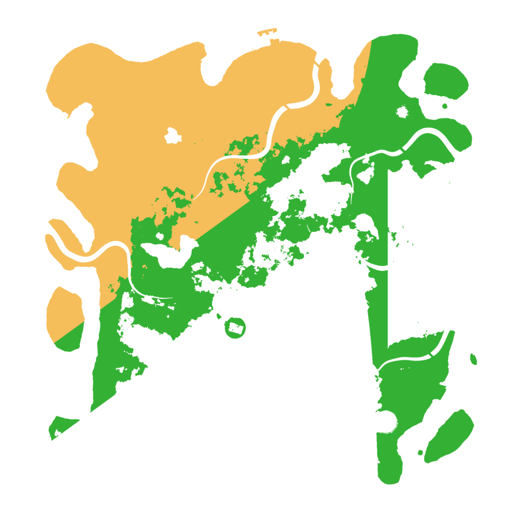Biome Rust Map: Procedural Map, Size: 4000, Seed: 660421592