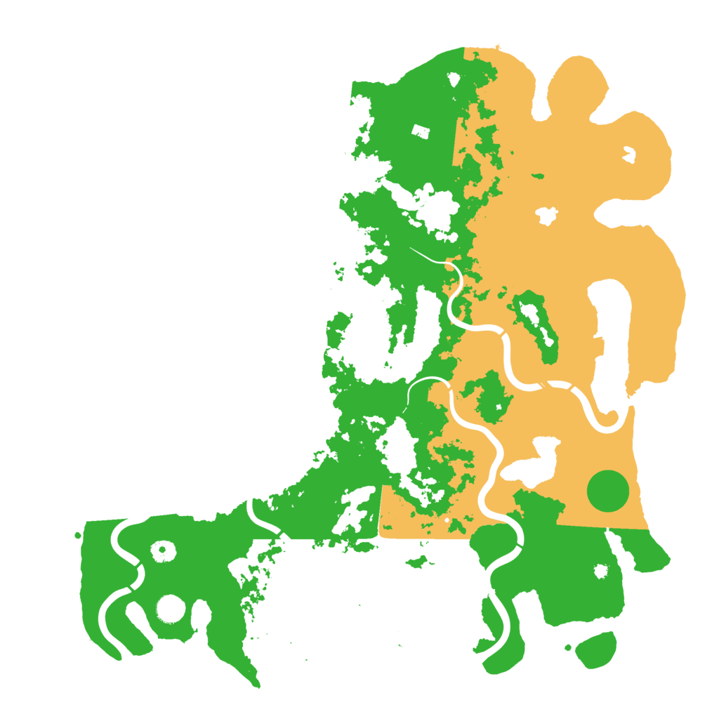Biome Rust Map: Procedural Map, Size: 4500, Seed: 728636623