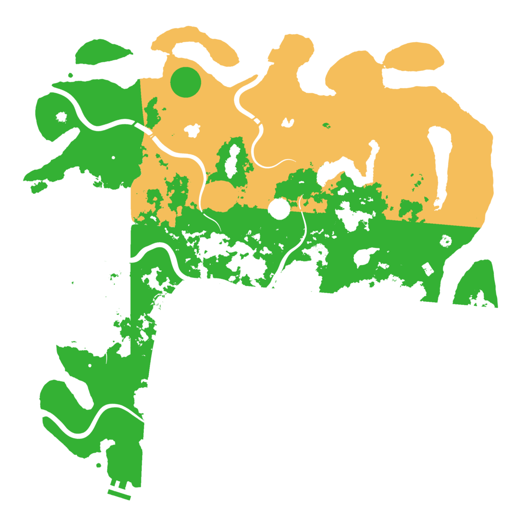 Biome Rust Map: Procedural Map, Size: 4500, Seed: 2056927244