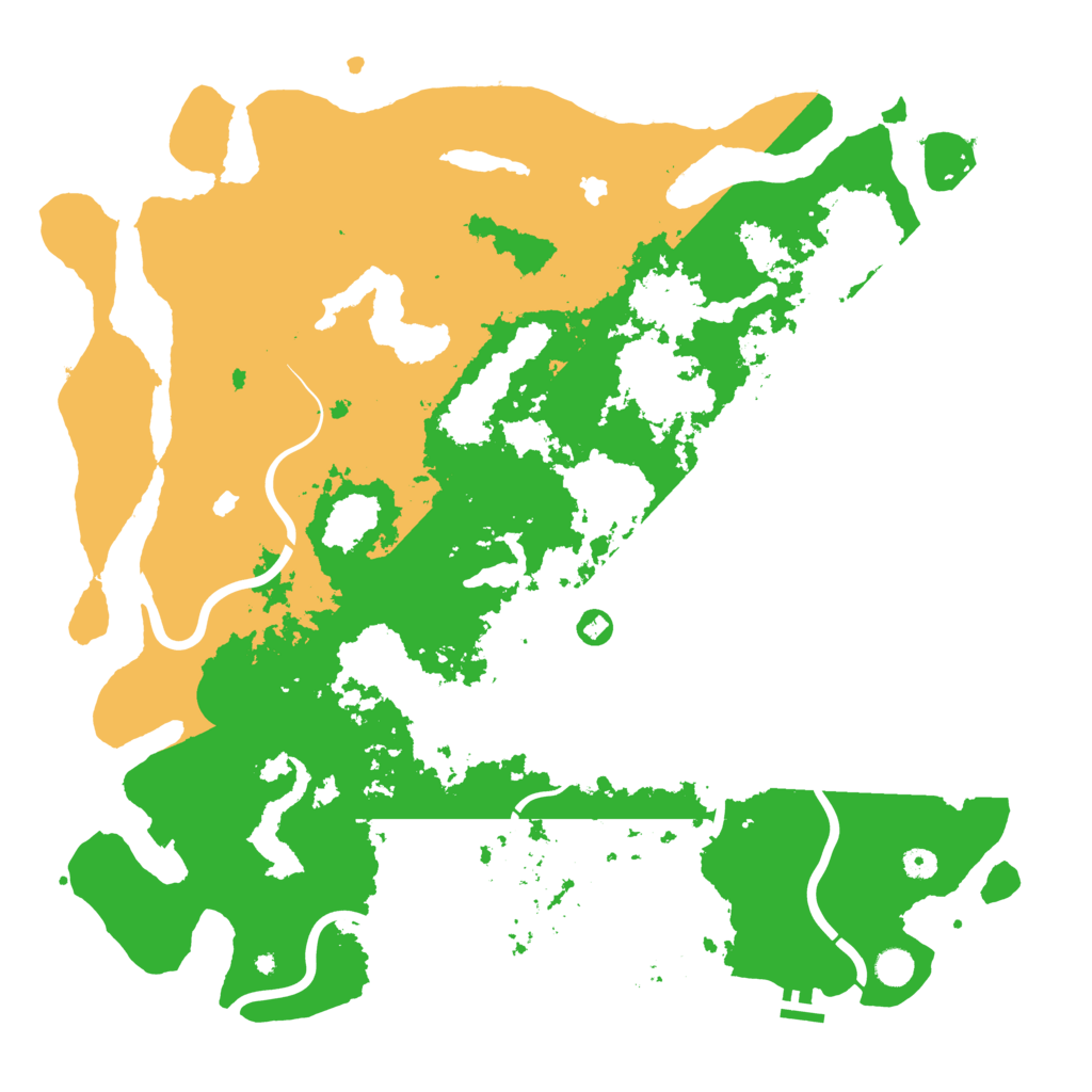 Biome Rust Map: Procedural Map, Size: 5000, Seed: 1433462327