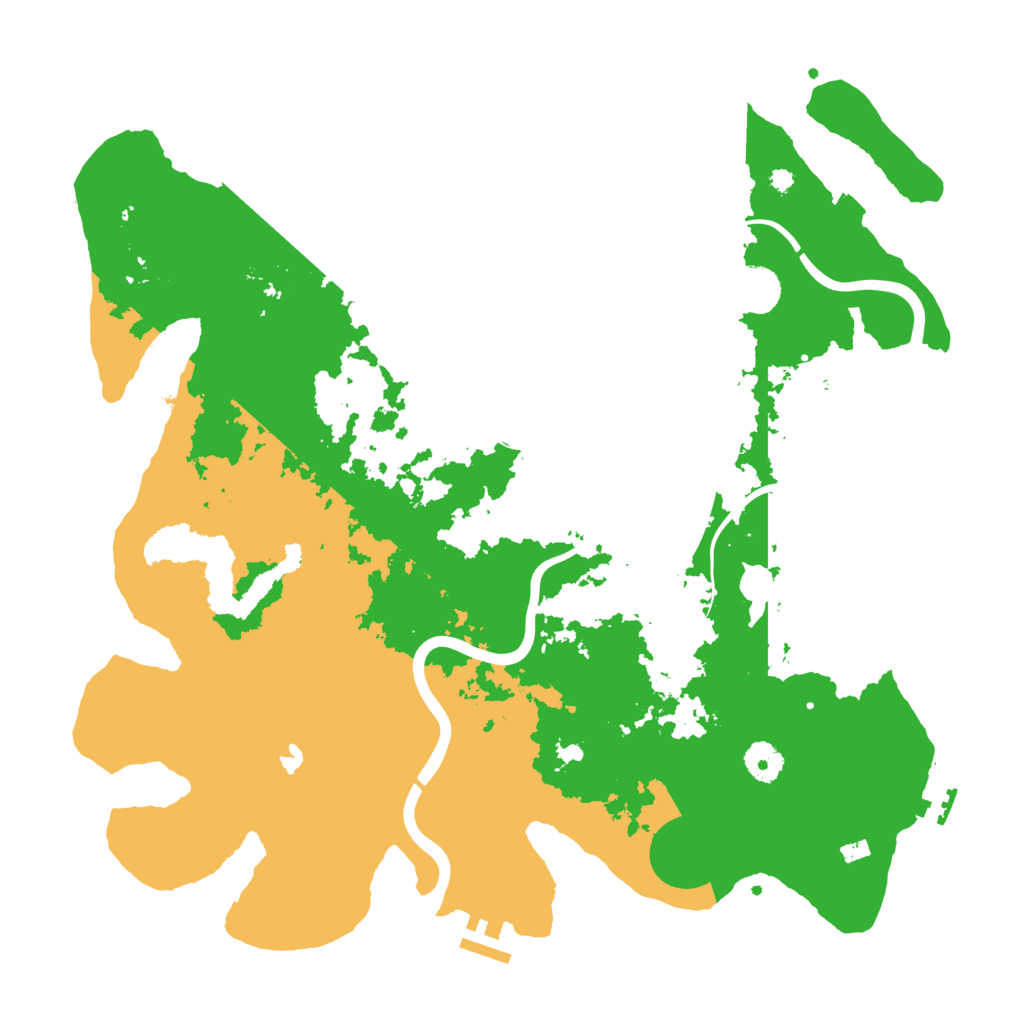Biome Rust Map: Procedural Map, Size: 4000, Seed: 12611