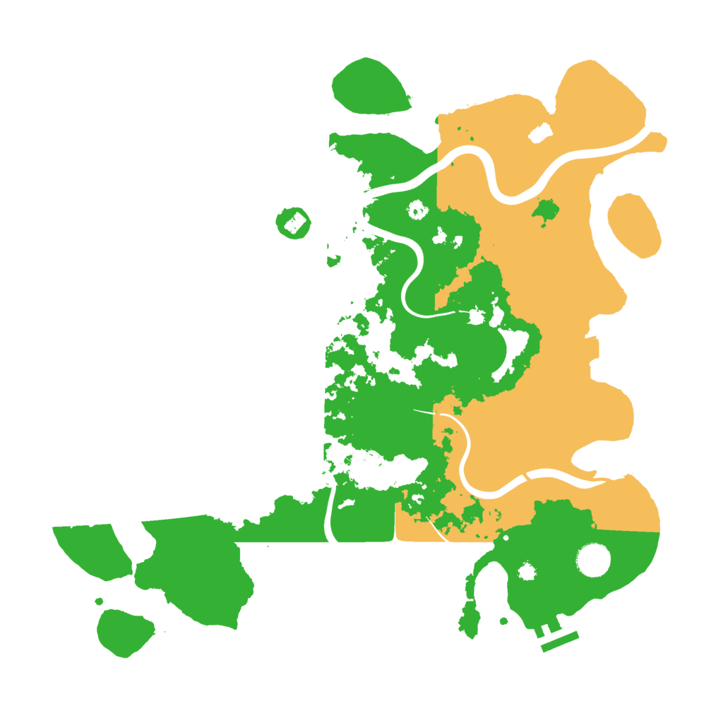 Biome Rust Map: Procedural Map, Size: 3750, Seed: 919684292