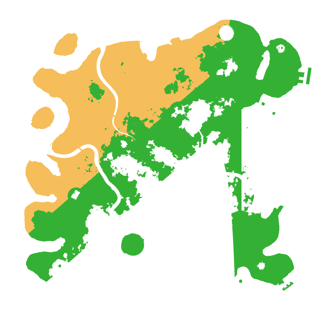 Biome Rust Map: Procedural Map, Size: 3900, Seed: 226254153