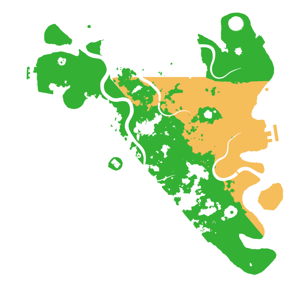 Biome Rust Map: Procedural Map, Size: 3750, Seed: 599210128